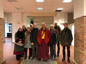 Viennese Sangha before the beginning of the reconstruction.