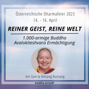 Banner Österreichische Dharmafeier