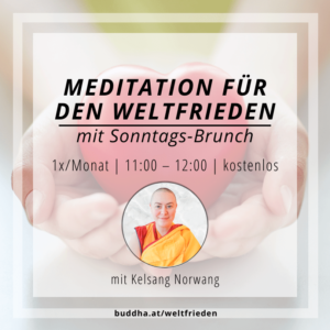 Banner Meditation für den Weltfrieden generisch