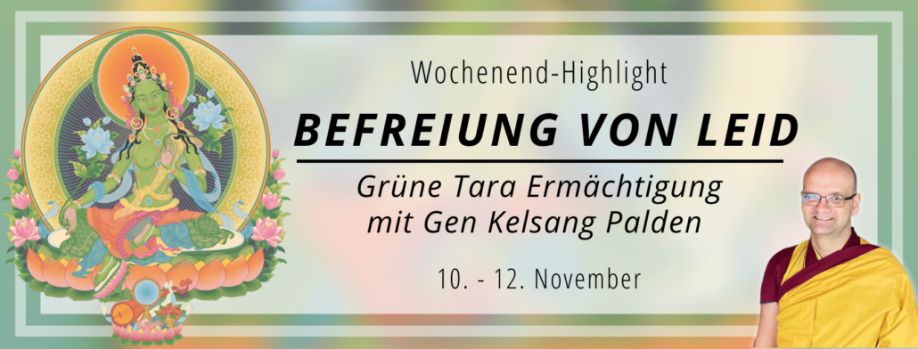 Banner Grüne Tara Ermächtigung