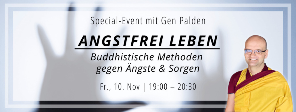 Banner Angstfrei leben Vortrag