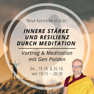 Innere Stärke durch Meditation Banner Graz