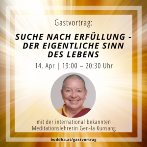 Gastvortrag - Suche nach Erfüllung - der eigentliche Sinn des Lebens