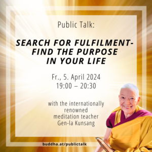 Find the purpose in your life - public talk