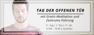 Tag der offenen Tür - Meditieren
