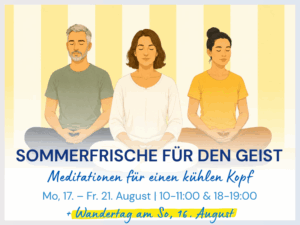 Sommerfrische für den Geist Meditation