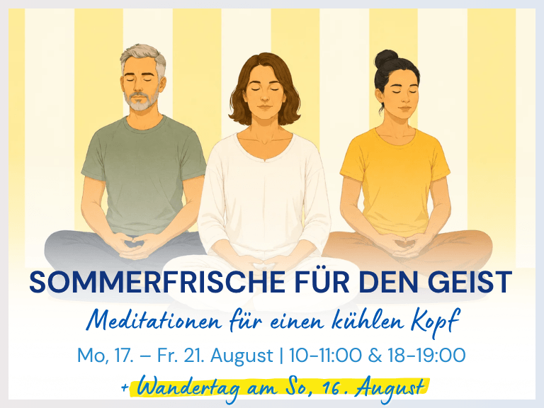 Sommerfrische für den Geist Meditation